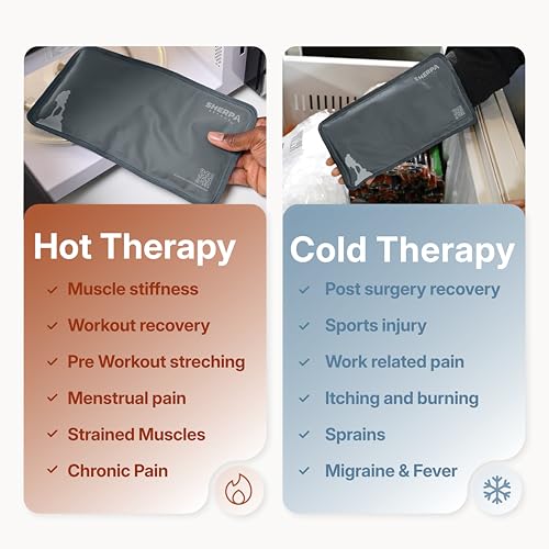 Flexible Hot and Cold Gel Pack Small 5" x 10", 2 Pack - size: Small (2 pack), style: Grey