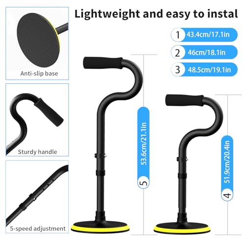 Standing Assist Devices Mobility Aids to Help Get up from Floor (Matte Black) - color: Matte Black