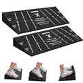 Squat Wedge Block One Piece: Heel Elevated Board for Lower Body Workout - size: 2Pcs: Large