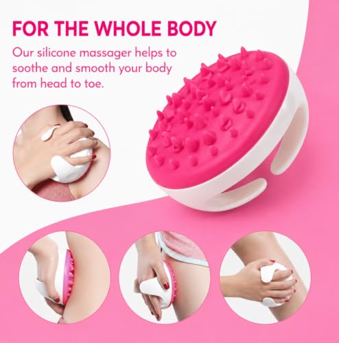 Silicone Cellulite Massage Tool, Cellulite Massager for Legs