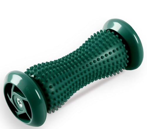 ChiFit Manual Foot Massager Roller for Plantar Fasciitis Relief, Portable Deep Tissue Muscle Massage Roller for Foot Arch and Heel Pain, Effective Reflexology Tool Relax The Nerves (Dark Green) - color: Dark Green