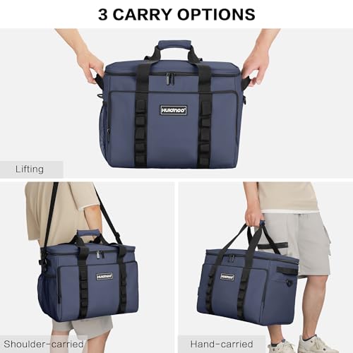 Hulongo Soft Sided Insulated Cooler Bag, 32L - color: blue