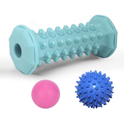 Blue Foot Massager Roller Set for Plantar Fasciitis, Arch&Heel Pain Relief - color: Blue Combination