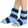 REVIX Foot & Ankle Ice Pack Wrap, Hands-Free Design, 2 Packs - style: Blue-Pack 2