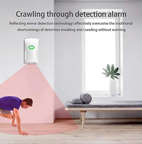 Smart WiFi Motion Sensor: PIR Motion Detector, App Alerts, No Hub Required