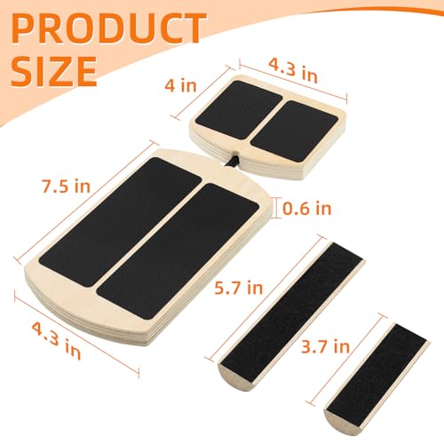 Ankle Strengthener Balance Board, Single Leg Foot Strengthener for Plantar Fasciitis & Achilles Tendonitis, Ankle Rehab & Mobility Trainer, Foot Balance Board Physical Therapy Equipment ﻿