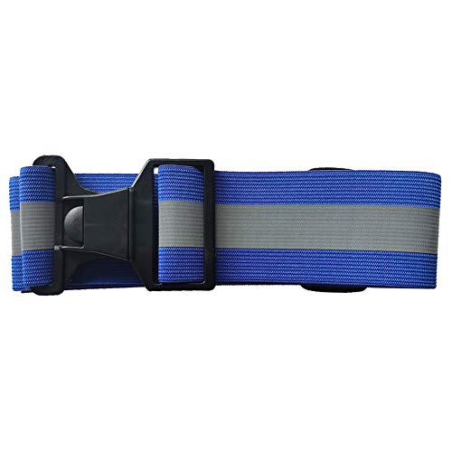 A-SAFETY Glow Belt - Reflective Running Belt (Yellow, Orange, Black, White) - color: Blue
