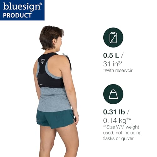 Osprey Duro LT Women's Running Hydration Vest with Hydraulics Soft Flasks - color: Black, size: Medium