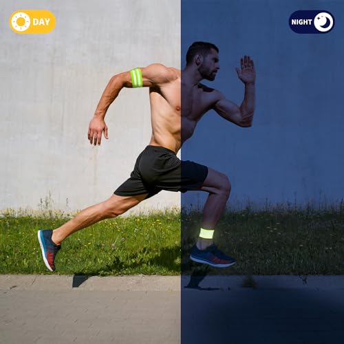BlingKingdom 4 PCS High Visibility Reflective Running Gear