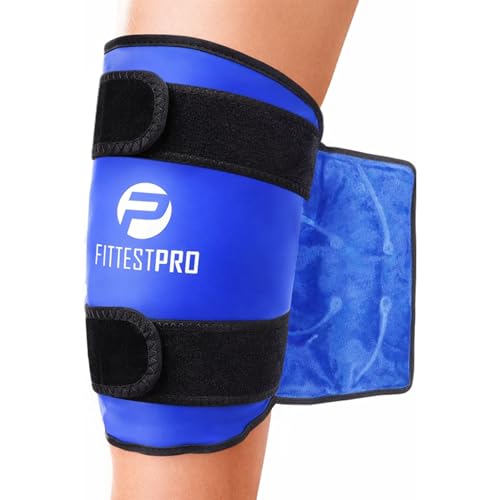Fittest Pro Knee Ice Pack Wrap for Pain Relief, Reusable Hot and Cold Therapy Wrap for Swelling, Recovery, and Therapy for Arthritis, Meniscus Tear and ACL - style: Knee