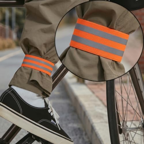Reflective Bands 2 Pack High Visibility Adjustable Wrist Ankle Arm Leg Straps for Running Cycling - color: GREEN, size: One Size