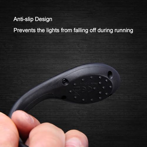 LED Shoes Clip Lights, USB Charging Clip On Shoe Lights, Safety Night Running Gear for Walking Jogging Biking Cycling Biking Accessories - color: Red