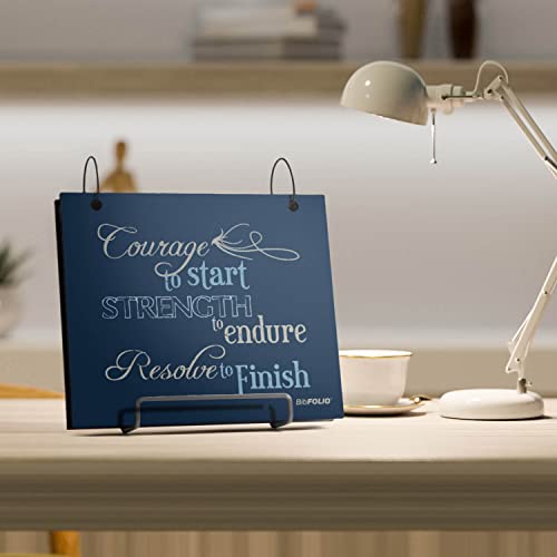 Gone For a Run BibFOLIO Race Bib Album - Courage To Start - 9.5x8 - color: Courage to Start