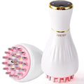 Lymphatic Drainage Massager & Massage Tool, Body Sculpting Machine & Fascia Blaster for Cellulite with Light, Heat & Vibration, for Legs, Arms & Belly, White - color: White