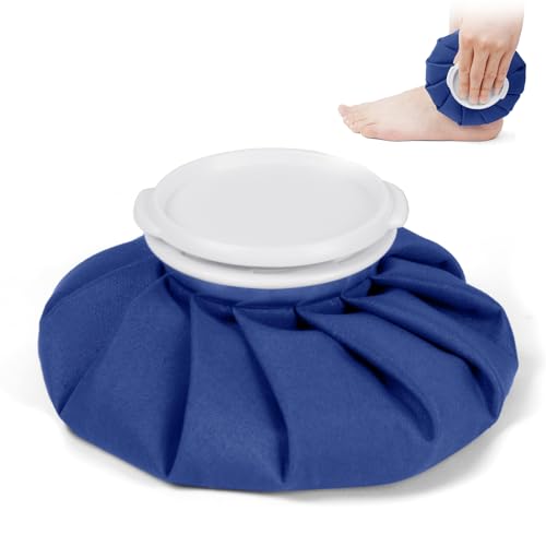 AOOWU Ice Packs for Injuries Reusable Ice Bags, Hot & Cold Therapy and Pain Relief, Screw Top Hot Water Bag, Elastic Breathable No-Leak Waterproof, Soft Cold Pack for Relieve Sports Injuries, Size 6" - style: 6"