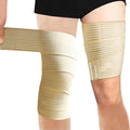 EULANT 180cm Elastic Legs Support Brace,Adjustable Compression Leg Wraps - color: Beige, size: 180cm