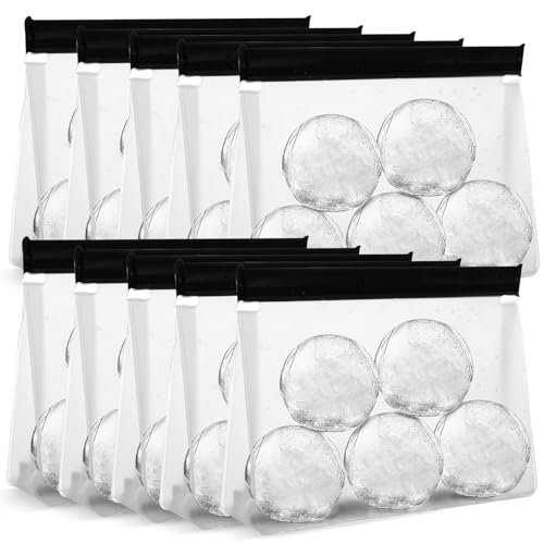 10 Pack Reusable Ice Storage Bags,Leak Proof Ice Bags With Secure Zip Close Design,Bpa-Free Ice-Bags,Free Lunch Bag,Durable Ice Bag,Freezer Storage Bag for Ice and Food Storage - size: 10pcs