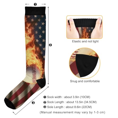 Wusikd Pirate Skulls Compression Socks for Women and Men Circulation Cute Long Socks for Athletic Running 1 - color: Multi 33