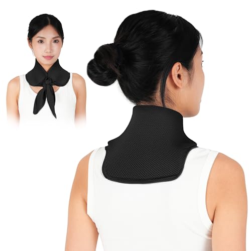 Widened Cooling Neck Wraps Long Lasting Neck Ice Pack Wrap - color: Black
