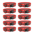 Reflective Safety Belt Adjustable - color: Bright Red