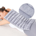 REVIX Extra Large Microwavable Heating Pad for Back, Moist Heat Wrap, Gray - color: Gray