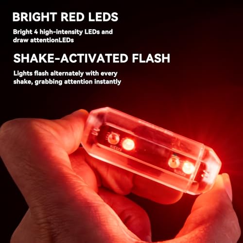 Venzio Battery-Free Magnetic Safety Light, Satefy Running Light with Belt