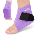 REVIX Foot Ice Pack Wrap, All-in-One Wearable Design, Purple - style: Purple-1 Pack