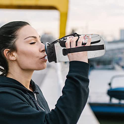 25/32/40/64oz Water Bottle Bag Holder Carrier-Insulated Crossbody Sling Case Sleeve with Strap & Pockets for Men Women Gym Cycling Travel Walking Hiking Camping - color: WBH-19, size: 25oz