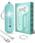Personal Safety Alarm for Women - Waterproof Rechargeable Security Alarm - 140dB Extra Loud Siren with SOS Strobe Light - Self Defense Keychain for Women Girls Teens Seniors(Blue) - color: Blue