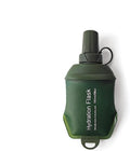 Sport Soft Water Bottle, TPU Collapsible Flask Foldable Bottles for Hydration Pack, BPA-Free, for Running Hiking Cycling Climbing (150ml) (Green) - color: Green