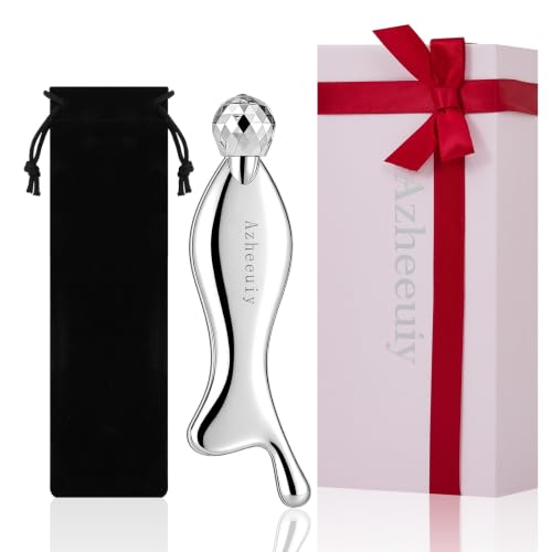 4-in-1 Stainless Steel Gua Sha Tool, Face Eye Massage Roller with Gift Box