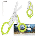 6-in-1 Heavy-Duty Emergency trauma shears (Green) - color: Green