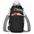 SYTRAH Water Bottle Bag Crossbody，Insulated Holder Purse - color: Black