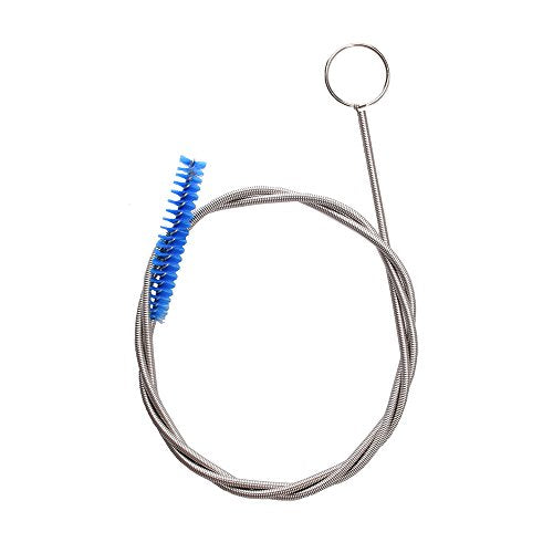 J.CARP High Flow Replacement Tube, with Tube Cleaner Brush, for Hydration Reservoirs - color: Blue Tube with Long Brush