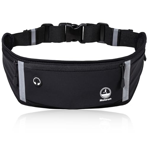 Running Belt Slim Fanny Packs Jogging Pouch Phone Holder Waist Pack - Black - color: C Black