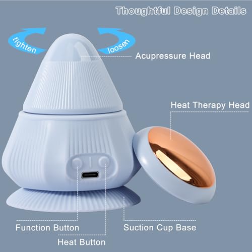 Mini Muscle Massager with Heat and Vibration Ball Massage Head