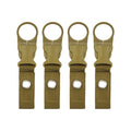 pson 4Pcs 1.37 Inch Portable Water Bottle Clip Holder, Hanging Bottle Buckle Keychain Ring for Outdoor Camping Hiking Travel(Khaki) - color: Khaki