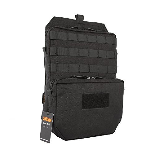 EXCELLENT ELITE SPANKER Tactical MOLLE Hydration Pack for 3L Water Bladder - color: Black