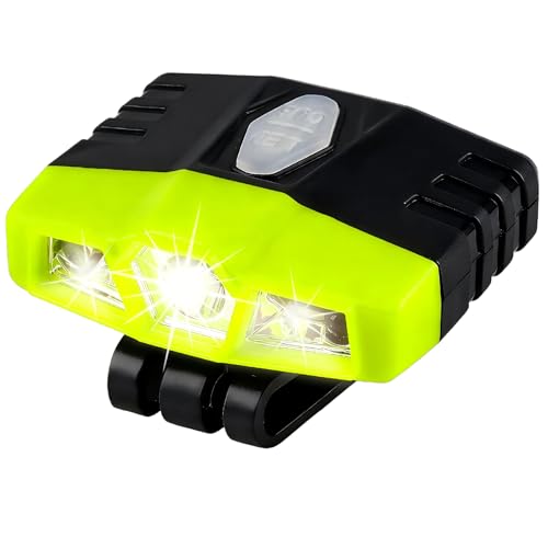 LHOTSE Rechargeable LED Hat Clip Light - color: Green