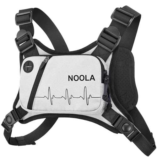 NOOLA Running Chest Pack, Running Vest for Men Women with Reflective Back