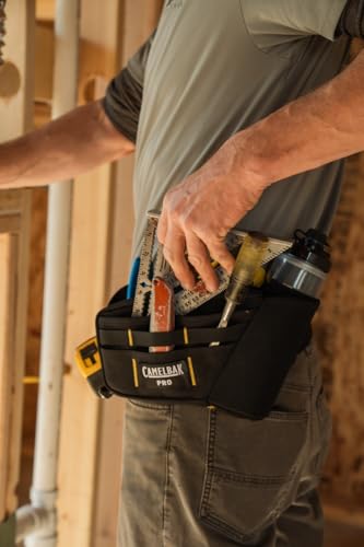 CamelBak Pro Tool Belt | Rugged | Durable | Adjustable | Tool Pockets | Flask | Hammer Loop | Gear Clip | 1200D Polyester - style: 21 Oz Insulated Bottle
