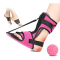 Plantar Fasciitis Night Splint for Women, Pink, One Size Fits All - color: ROSE RED