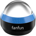 Massage Ice Roller Ball - Cold & Heat Therapy Roller for Deep Tissue Massage Pain Relief, Plantar Fasciitis Roller (Black & Blue) - color: Black & Blue