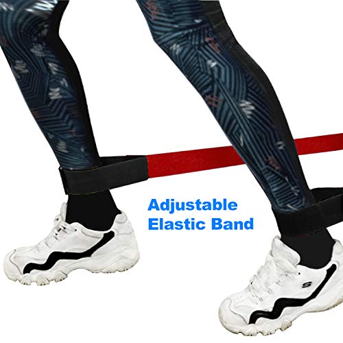 Three Legged Race Bands, 2 Sets, Team Building, 3 Legged Race Bands, Outdoor Party Group Game for Teenagers Adults, Cooperative Team Race for Birthday, Relay Race, Field Day, Backyard Activity Game - size: For 12 people（Red&Blue）