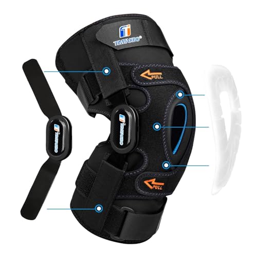 T TIMTAKBO XXL Plus Size Hinged Knee Brace for Women Men Knee Pain Relief - size: XX-Large