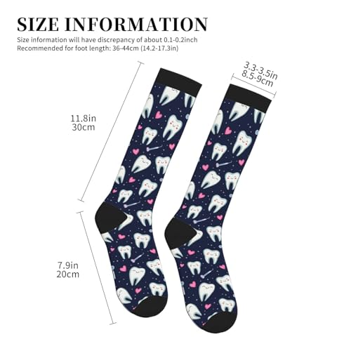 Compression Socks Women and Men 15-20mmHg-Circulation Support Socks for Athletic Running Cycling - color: Dental