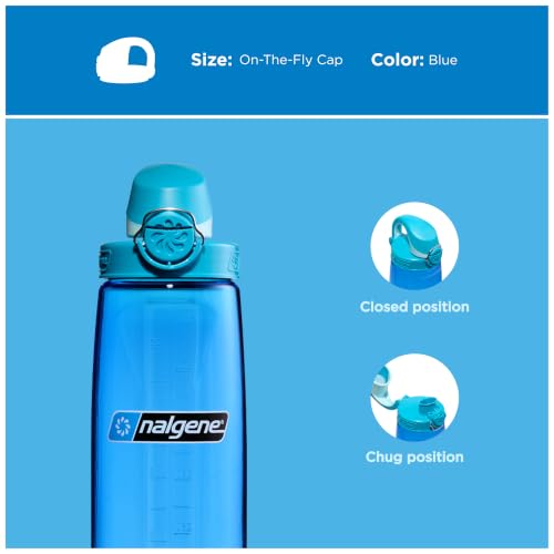 Nalgene On The Fly Bottle Replacement Lid - color: Blue/Blue
