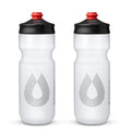 HydraPak Breakaway Surge Lightweight Bike Water Bottle (25oz, Clear) - color: Clear, size: 740 ml (Pack of 2)