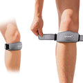 IPOW 2 Pack Thickened Pad & Wide Patella Knee Strap, Pain Relief Patellar Tendon Support, Adjustable Brace Band for Basketball, Running, Jumpers Knee, Volleyball, Tendonitis, Arthritis - color: Grey- Thick EVA