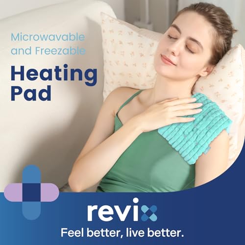 REVIX Microwavable Heating Pad, 6 x 12 Moist Heat Pad, Warm Compress - size: 6 x 12", style: Green